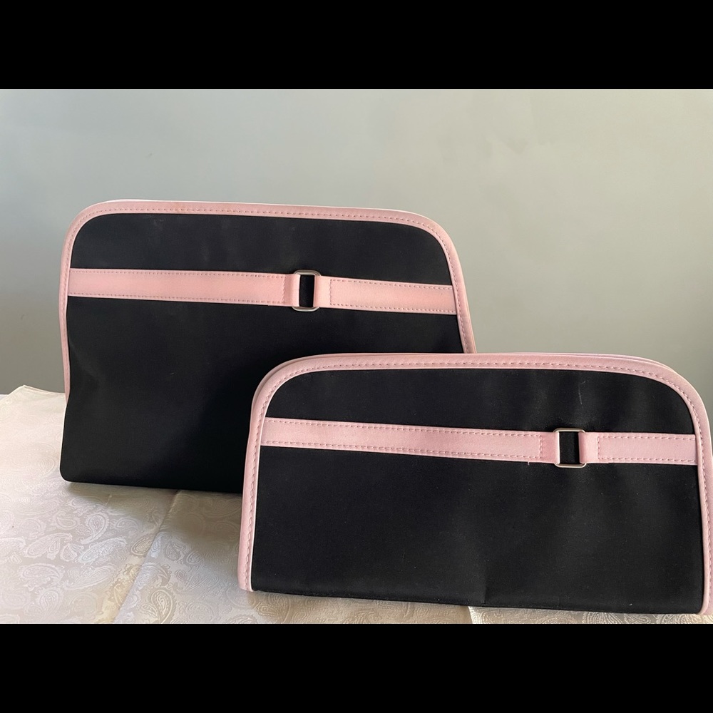Lancôme two piece set makeup bags